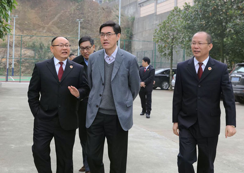 3月15日省院政治部主任叶少明到我市检察机关调研指导工作